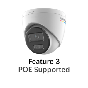 Hikvision (DS-2CD1347G3-LIU) 4MP ColorVu 3.0 IP Turret Camera 2.8mm with Built-in Mic
