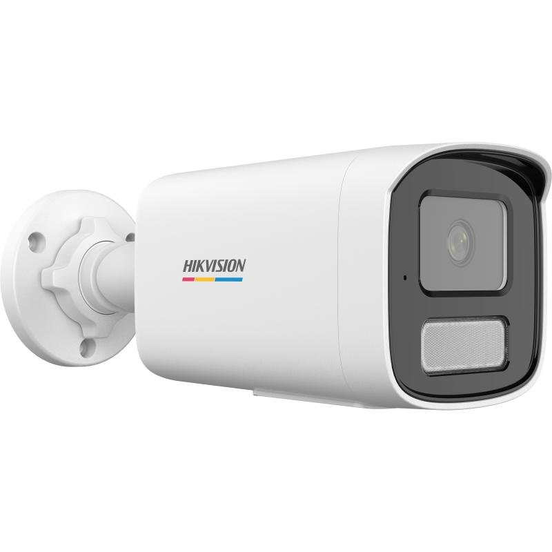 Hikvision (DS-2CD1T47G2H-LIUF) 4MP ColorVu Smart Hybrid Light Fixed Bullet IP Camera 2.8mm 50m IR White Light PoE IP67