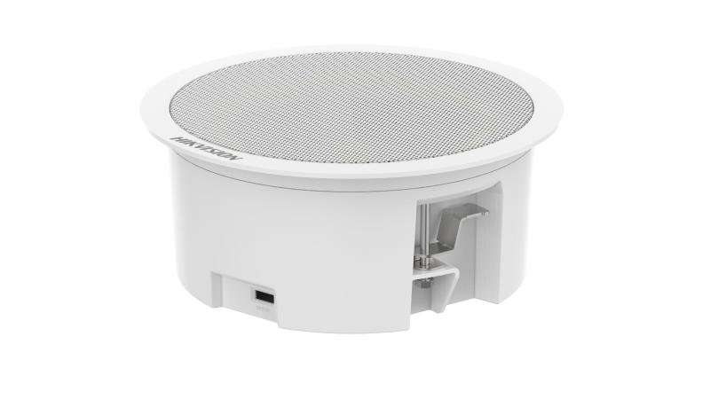 Hikvision (DS-QAZ1206G1-BE) 6W Network Ceiling Speaker PoE Bluetooth IP Audio Speaker