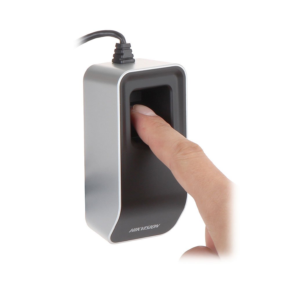 Hikvision (DS-K1F820-F) Optical Fingerprint Recorder 508 DPI USB 2.0 Fingerprint Enroller Plug and Play