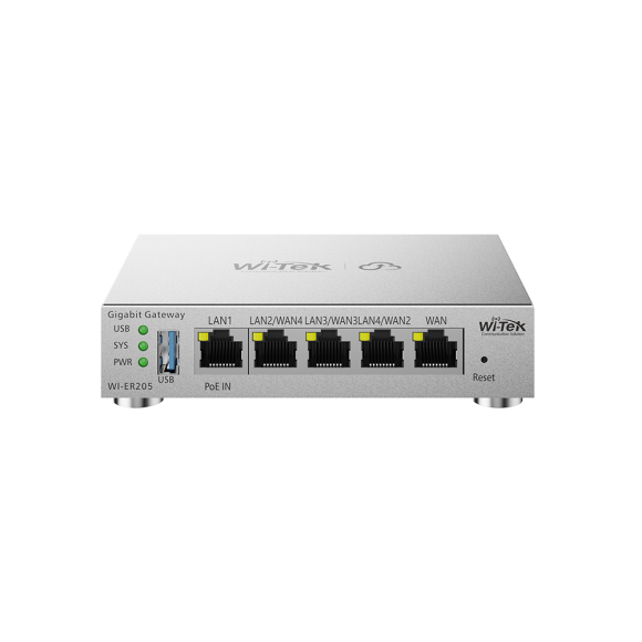 WI-TEK (WI-ER205) – 5-Port Gigabit Edge Router
