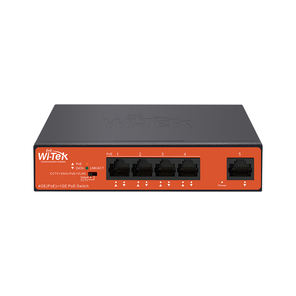 WI-TEK (WI-PS305GH) – 250M Long-Range PoE Switch