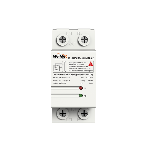 WI-TEK (WI-RP20A-230AC-2P) – Relay - Image 2