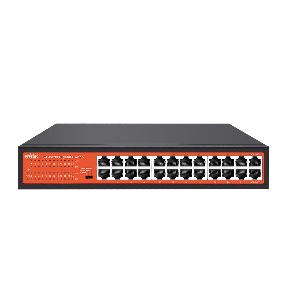 Wi-Tek (WI-SG124D V2) – 24-Port Gigabit Unmanaged Ethernet Switch