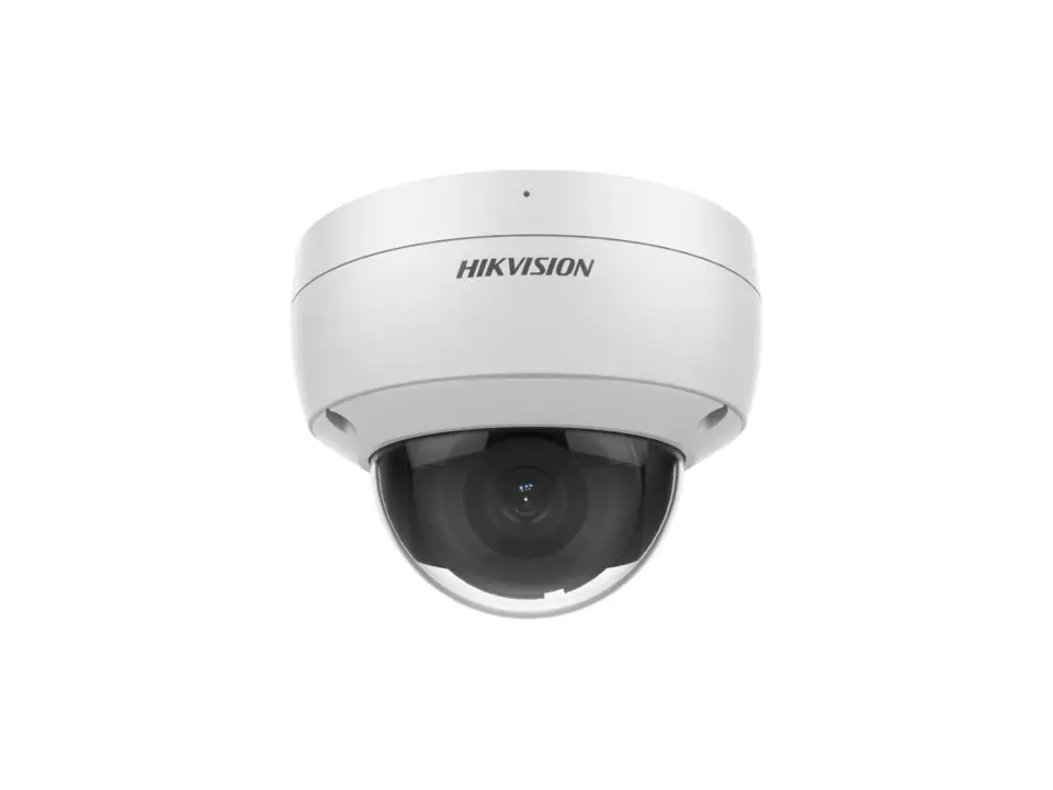 Hikvision (DS-2CD3143G2-IU 2.8mm) 4MP AcuSense Fixed Dome Network Camera 40m IR 120dB WDR Built In Mic PoE IP67 IK10