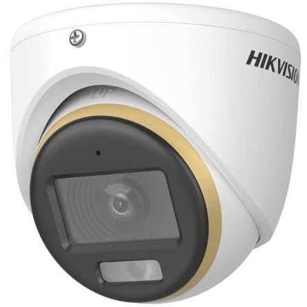 Hikvision (DS-2CE70DF3T-LMFS 2.8mm) 2MP ColorVu Smart Hybrid Light Fixed Turret Camera 20m IR White Light Audio IP67 - Image 4