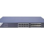 Hikvision DS-3E0524TF(B) 24 Port Gigabit Unmanaged Switch 12 RJ45 12 SFP Fiber 48Gbps 6kV