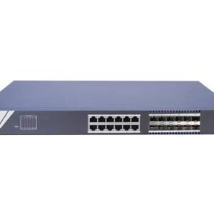 Hikvision DS-3E0524TF(B) 24 Port Gigabit Unmanaged Switch 12 RJ45 12 SFP Fiber 48Gbps 6kV