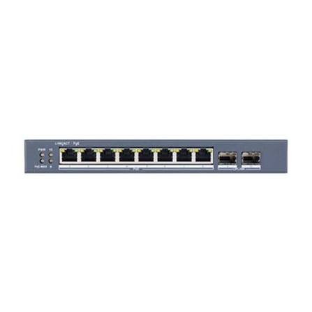 Hikvision (DS-3E1510P-SI) Smart Managed 8-Port Gigabit PoE Switch 110W 2×Gigabit Fiber 300m Long Range