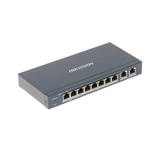 Hikvision (DS-3E1310HP-EI) 8-Port 100Mbps Smart Managed Hi-PoE Switch 110W 2-Port Gigabit Uplink - Image 3