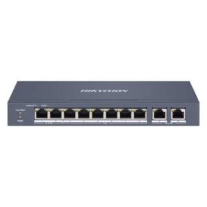 Hikvision (DS-3E1310HP-EI) 8-Port 100Mbps Smart Managed Hi-PoE Switch 110W 2-Port Gigabit Uplink