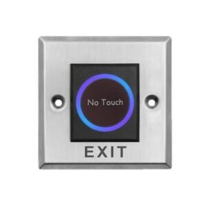 Hikvision (DS-K7P08) Touchless Exit Button IR Sensor LED 12-24VDC NO/NC/COM Stainless Steel