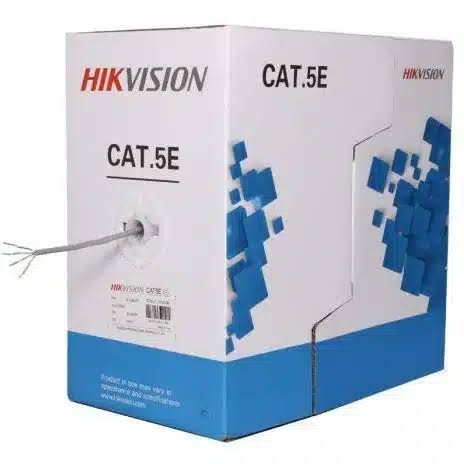 Hikvision (DS-1LN5E-E/E) CAT5e U/UTP Network Cable 305m Solid Bare Copper 0.45mm Gray CMX - Image 2