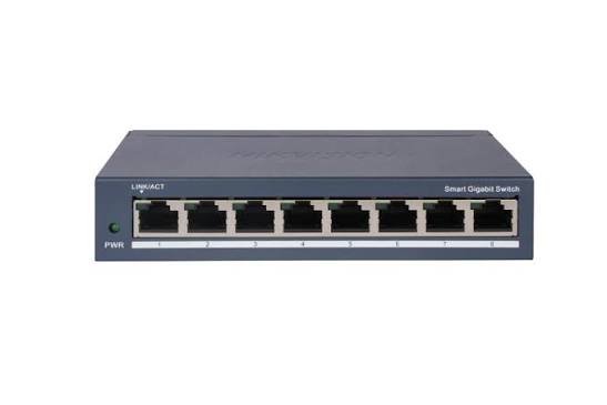Hikvision (DS-3E1508-EI) 8 Port Gigabit Smart Managed Network Switch 8 Gigabit RJ45 16Gbps Fanless Metal - Image 2