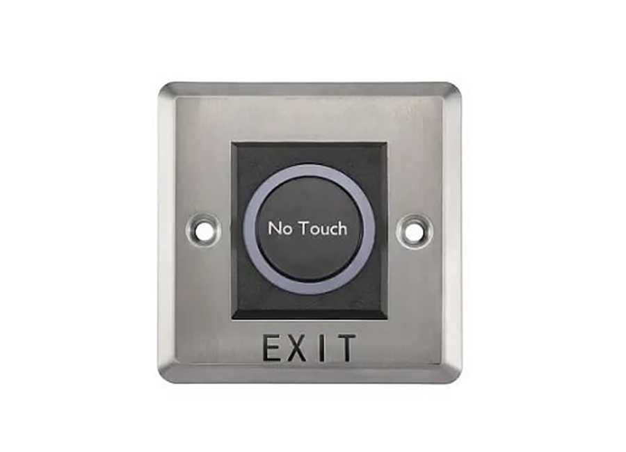 Hikvision (DS-K7P08) Touchless Exit Button IR Sensor LED 12-24VDC NO/NC/COM Stainless Steel - Image 2