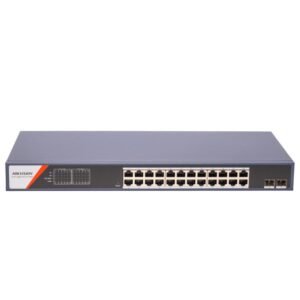 Hikvision (DS-3E1526P-SI-24P2F) 24 Port Gigabit Smart Managed PoE Switch 370W 2 Gigabit SFP