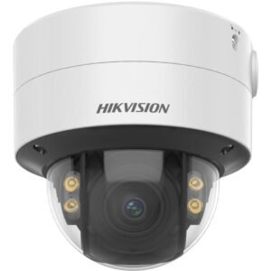 Hikvision (DS-2CD2747G2-LZS 3.6-9mm) 4MP ColorVu Motorized Varifocal Dome Network Camera 40m White Light 130dB WDR PoE IP67 IK10