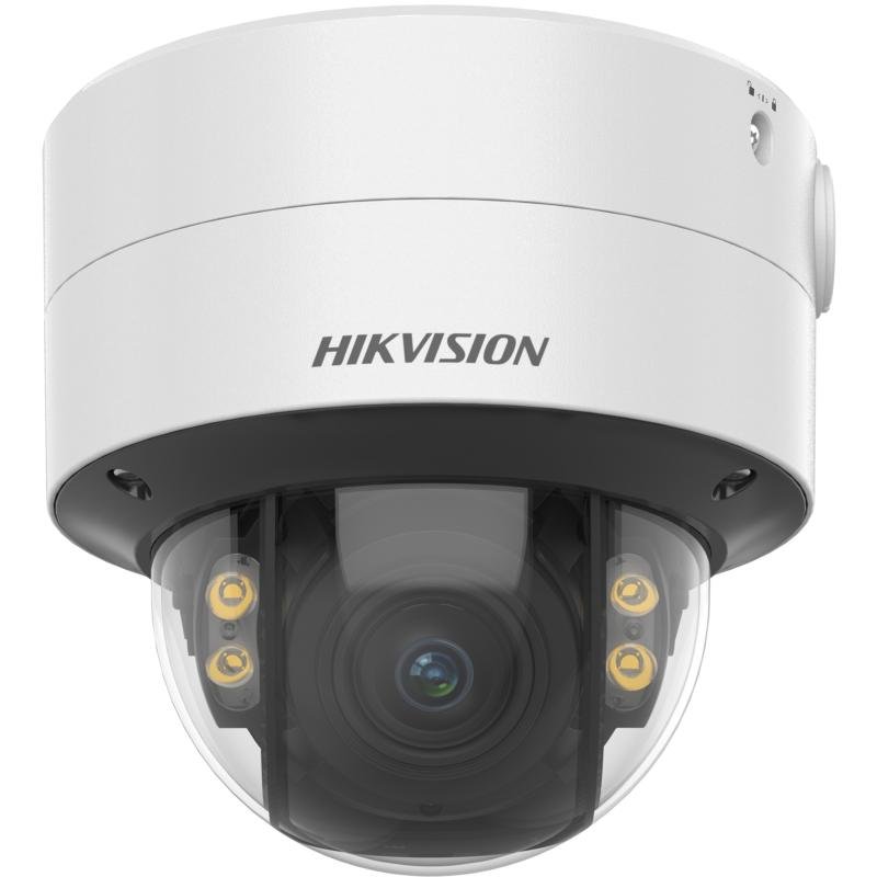 Hikvision (DS-2CD2747G2-LZS 3.6-9mm) 4MP ColorVu Motorized Varifocal Dome Network Camera 40m White Light 130dB WDR PoE IP67 IK10