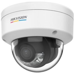Hikvision (DS-2CD1127G2-L 4mm) 2MP ColorVu Fixed Dome IP Camera 24/7 Color 30m White Light PoE IP67