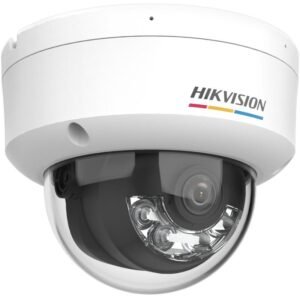 Hikvision (DS-2CD1147G3-LIU) 4MP ColorVu 3.0 Fixed Dome IP Camera 2.8mm Smart Hybrid Light PoE Mic IP67