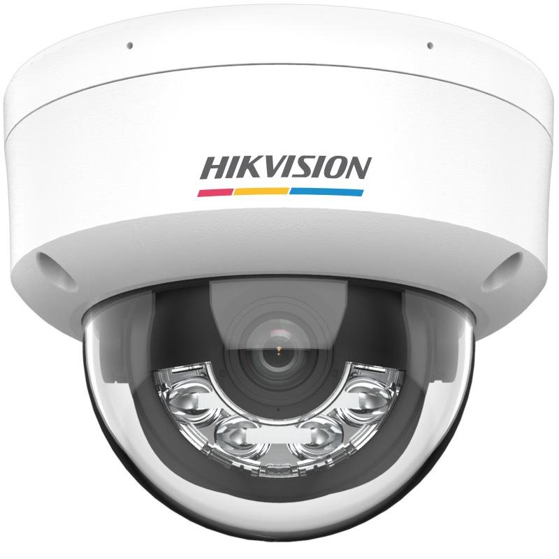 Hikvision (DS-2CD1127G3-LIU) 2MP ColorVu 3.0 Fixed Dome IP Camera 2.8mm 30m Smart Hybrid Light Built-in Mic PoE IP67 IK08 - Image 3