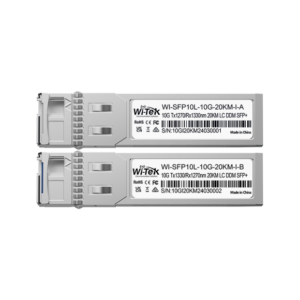 Wi-Tek (WI-SFP10L-10G-20KM-I) – Industrial 10Gbps Single-Mode SFP+ WDM Module